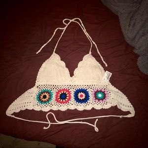 Crochet crop top